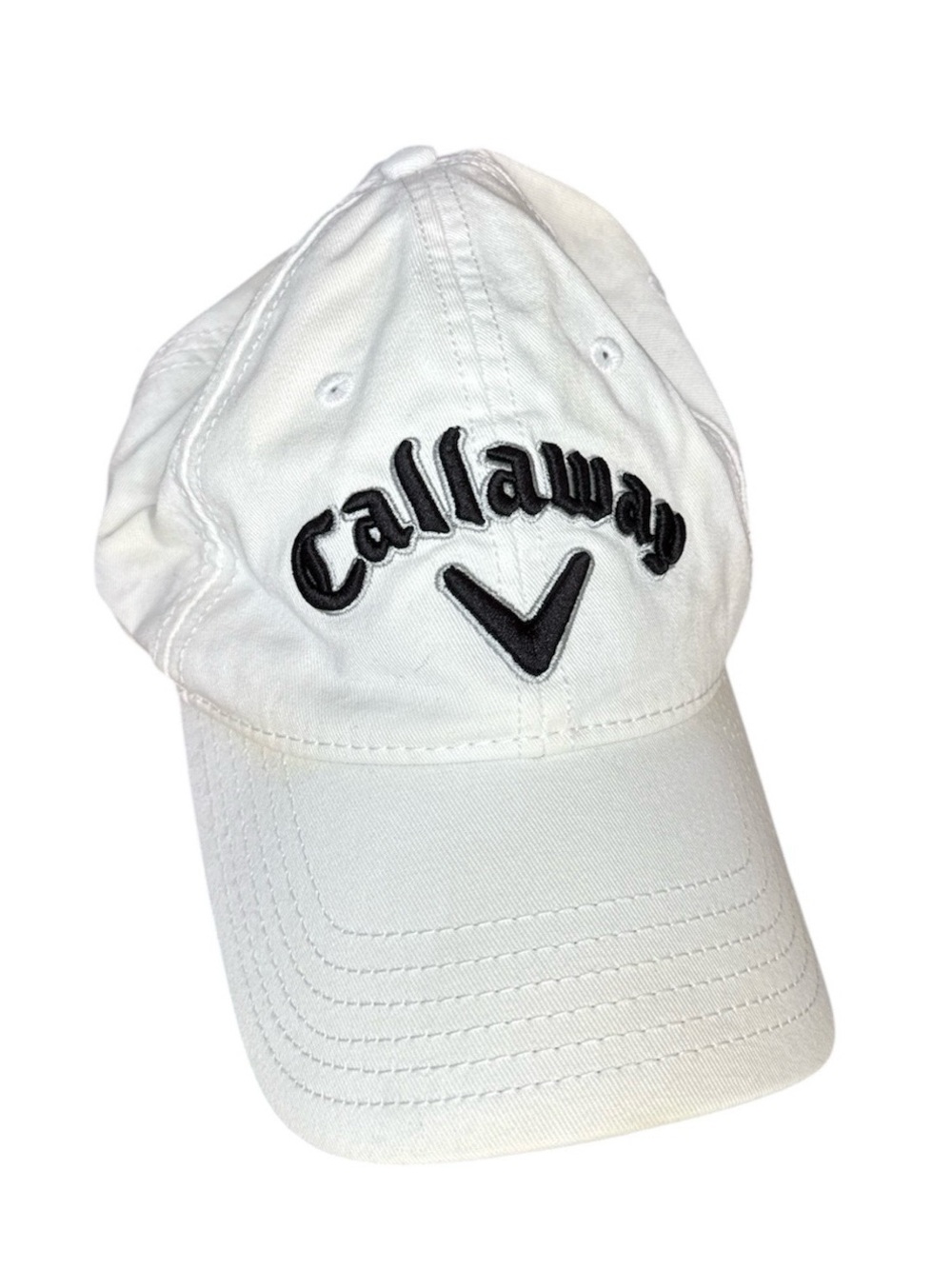 Callaway - Golf Cap Hat Black White Cotton Men’s Adjustable : EUC